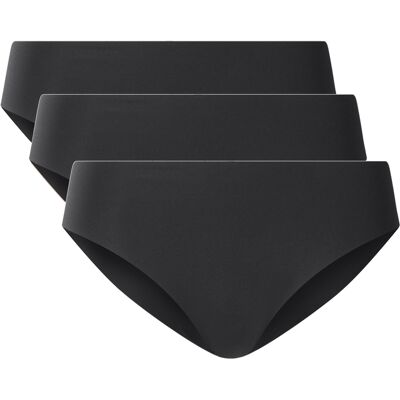 esmara Set van 3 dames lasercut onderbroeken - onzichtbaar & seamless (Zwart, M (40/42)) esmara Set van 3 dames lasercut onderbroeken - onzichtbaar & seamless (Zwart, M (40/42))
