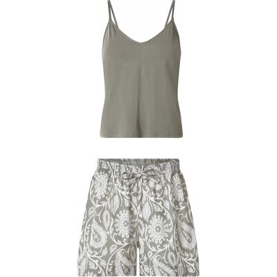 esmara Korte dames pyjama (Groen, M (40/42)) esmara Korte dames pyjama (Groen, M (40/42))