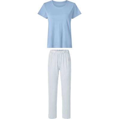 esmara Dames pyjama (Wit/blauw, S (36-38)) esmara Dames pyjama (Wit/blauw, S (36-38))
