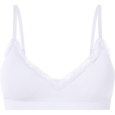 esmara Dames bustier met kant (Wit, S (36/38)) esmara Dames bustier met kant (Wit, S (36/38))