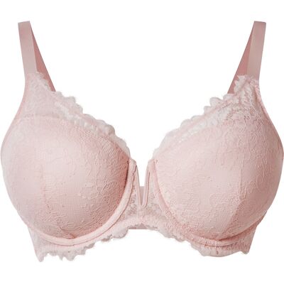 esmara Dames bh met kant - Plus size (Roze, 90D) esmara Dames bh met kant - Plus size (Roze, 90D)