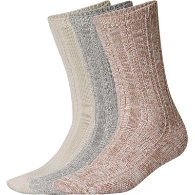 esmara 3 Paar dames thermo sokken (Beige/grijs/bruin, 35/38) esmara 3 Paar dames thermo sokken (Beige/grijs/bruin, 35/38)