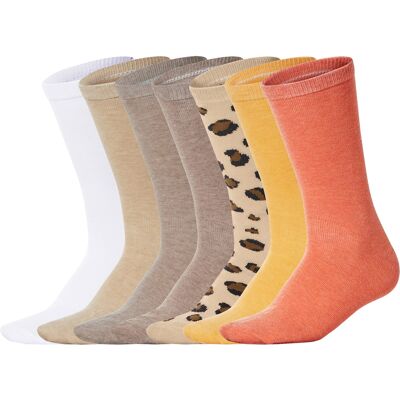esmara 7 Paar dames sokken (wit/beige/geel, 35-38) esmara 7 Paar dames sokken (wit/beige/geel, 35-38)