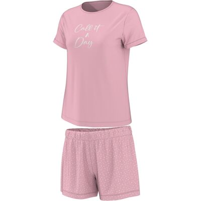 esmara Korte dames pyjama (Roze, M (40/42)) esmara Korte dames pyjama (Roze, M (40/42))