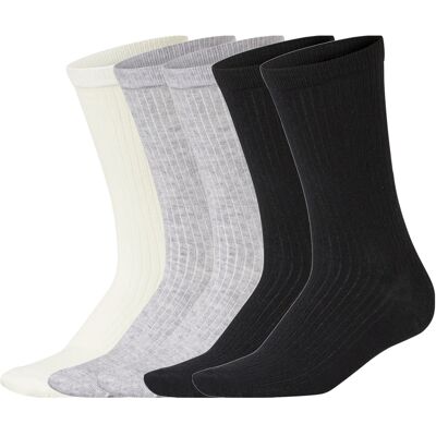 esmara 5 Paar sokken (Crème/grijs/zwart, 39-42) esmara 5 Paar sokken (Crème/grijs/zwart, 39-42)