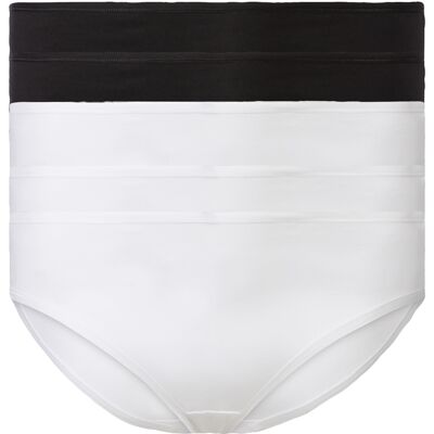 esmara 5 dames slips (XXL (52/54), Zwart/wit) esmara 5 dames slips (XXL (52/54), Zwart/wit)