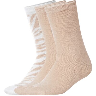 esmara 3 Paar dames huissokken (Beige, 39-42) esmara 3 Paar dames huissokken (Beige, 39-42)