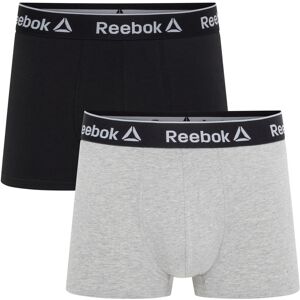 Reebok Set van 2 heren boxers (Zwart/grijs, M) Reebok Set van 2 heren boxers (Zwart/grijs, M)