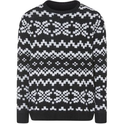 LIVERGY Heren kersttrui (Zwart, M (48/50)) LIVERGY Heren kersttrui (Zwart, M (48/50))