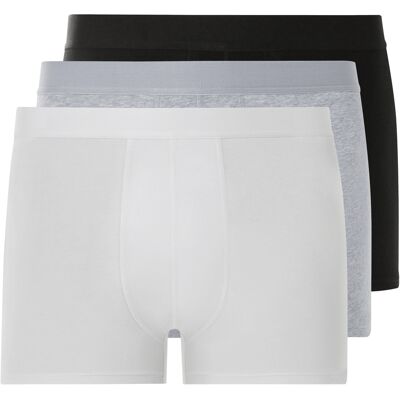 LIVERGY 3 heren boxers (Zwart/grijs/wit, XXL) LIVERGY 3 heren boxers (Zwart/grijs/wit, XXL)