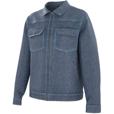 LIVERGY Heren spijkerjack, van puur katoen. (Blauw, M) LIVERGY Heren spijkerjack, van puur katoen. (Blauw, M)