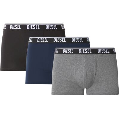 DIESEL Heren Boxer, 3 stuk. (Zwart/navy/grijs, XL) DIESEL Heren Boxer, 3 stuk. (Zwart/navy/grijs, XL)