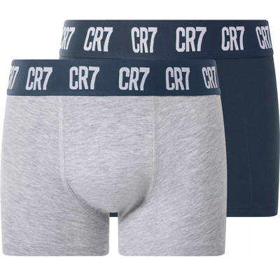 CR7 Set van 2 kinder boxers (Donkerblauw/grijs, 158/164) CR7 Set van 2 kinder boxers (Donkerblauw/grijs, 158/164)