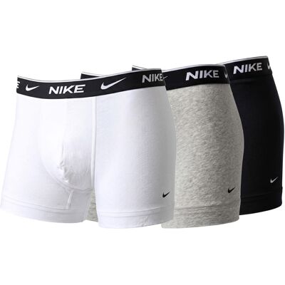 NIKE Set van 3 heren boxers (Wit/zwart/grijs, L) NIKE Set van 3 heren boxers (Wit/zwart/grijs, L)