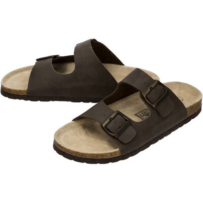 esmara Men Heren slippers (Donkerbruin, 45) esmara Men Heren slippers (Donkerbruin, 45)