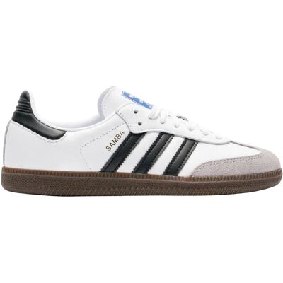 adidas Samba OG schoenen - leer & suède - unisex (38 2/3, Wit) adidas Samba OG schoenen - leer & suède - unisex (38 2/3, Wit)