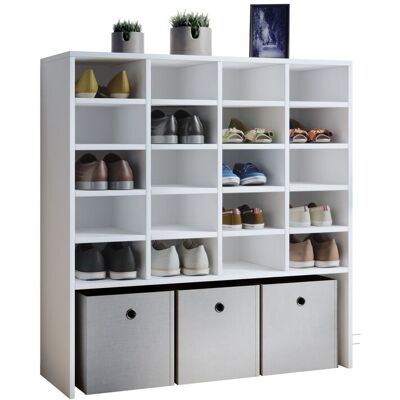 VCM Schoenenkast Hinsol (Wit, XL) VCM Schoenenkast Hinsol (Wit, XL)