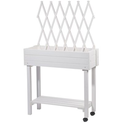 dobar Moestuinbak met rek (Wit) dobar Moestuinbak met rek (Wit)