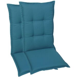 GO-DE Tuinkussens - Set van 2, 50x120cm, Petrol, Waterbestendig GO-DE Tuinkussens - Set van 2, 50x120cm, Petrol, Waterbestendig