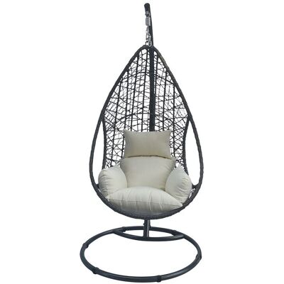 GREEMOTION Kuba Hangstoel - Weerbestendig, Staal, 103x210cm GREEMOTION Kuba Hangstoel - Weerbestendig, Staal, 103x210cm