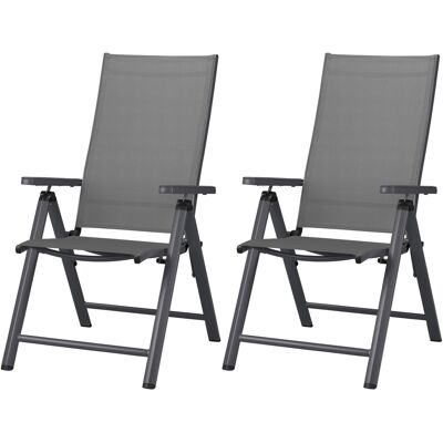 LIVARNO Set van 2 verstelbare tuinstoelen Houston LIVARNO Set van 2 verstelbare tuinstoelen Houston