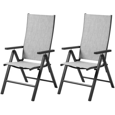 LIVARNO 2 Verstelbare tuinstoelen Houston LIVARNO 2 Verstelbare tuinstoelen Houston