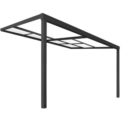 HOME DELUXE Terrasoverkapping SOLIS DELUXE, verschillende maten (390 x 295 cm, Grijs) HOME DELUXE Terrasoverkapping SOLIS DELUXE, verschillende maten (390 x 295 cm, Grijs)