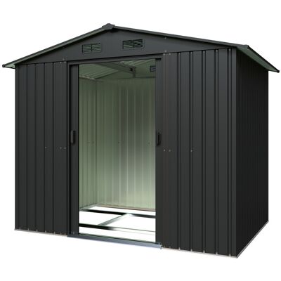 PARKSIDE Metalen tuinhuis, XL, 226 x 152 cm (Antraciet) PARKSIDE Metalen tuinhuis, XL, 226 x 152 cm (Antraciet)