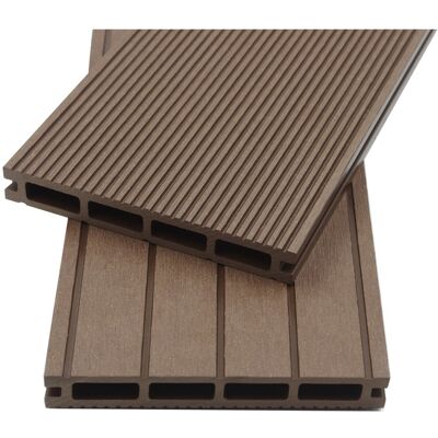 HOME DELUXE WPC terrasplanken SAMANA (2m², Donkerbruin) HOME DELUXE WPC terrasplanken SAMANA (2m², Donkerbruin)