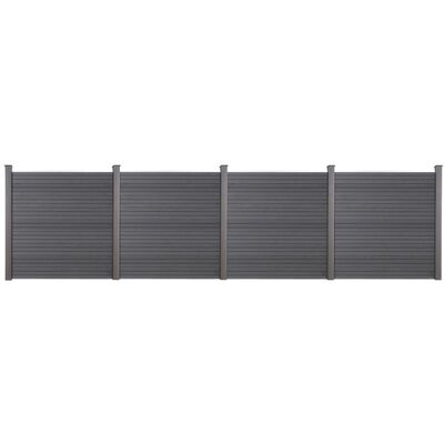 HOME DELUXE WPC tuinscherm CALLADO (4x element, 5x paal) HOME DELUXE WPC tuinscherm CALLADO (4x element, 5x paal)