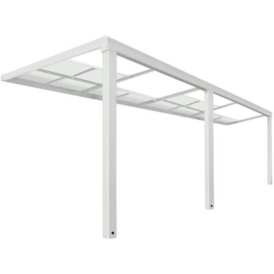 HOME DELUXE Terrasoverkapping SOLIS DELUXE, verschillende maten (579 x 295 cm, Wit) HOME DELUXE Terrasoverkapping SOLIS DELUXE, verschillende maten (579 x 295 cm, Wit)