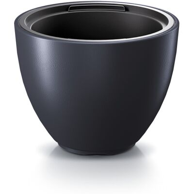 PROSPERPLAST Bloempot Heos (Antraciet, 435x569) PROSPERPLAST Bloempot Heos (Antraciet, 435x569)