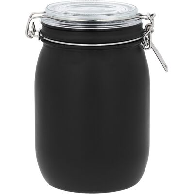 SILVERCREST Voorraadpot 1 L, zwart (Luchtdichte deksel) SILVERCREST Voorraadpot 1 L, zwart (Luchtdichte deksel)