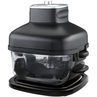 SILVERCREST Glazen airfryer met 2 schalen, 2 L en 4 L SILVERCREST Glazen airfryer met 2 schalen, 2 L en 4 L
