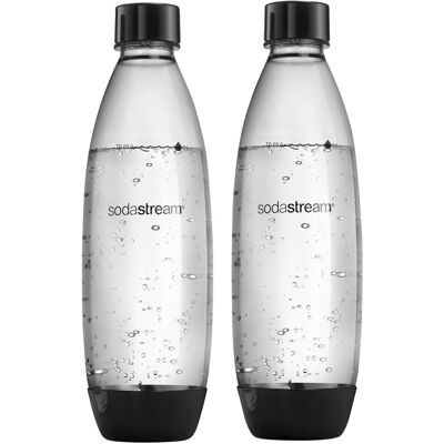 SodaStream Set van 2 kunststof flessen 1 L Gaia SodaStream Set van 2 kunststof flessen 1 L Gaia