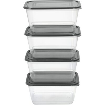 SILVERCREST Vershoudbakjes (4 x 2,5 liter) SILVERCREST Vershoudbakjes (4 x 2,5 liter)