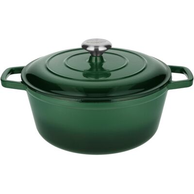 SILVERCREST Gietijzeren pan, Ø27 cm (Groen) SILVERCREST Gietijzeren pan, Ø27 cm (Groen)