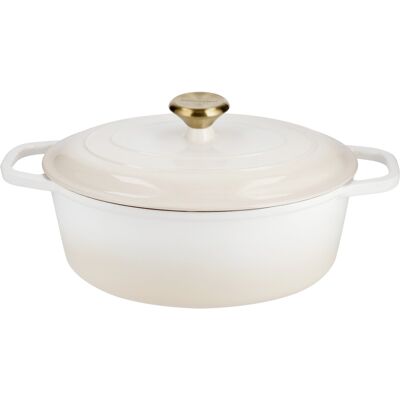 SILVERCREST Gietijzeren braadpan, Ø29 cm (Beige) SILVERCREST Gietijzeren braadpan, Ø29 cm (Beige)