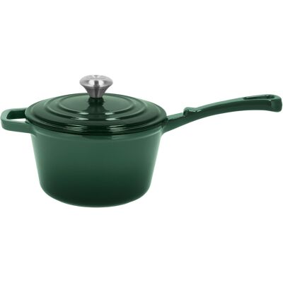 SILVERCREST Gietijzeren steelpan, Ø18 cm (groen) SILVERCREST Gietijzeren steelpan, Ø18 cm (groen)