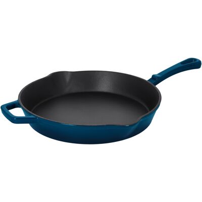 SILVERCREST Gietijzeren pan, Ø30 cm (Blauw) SILVERCREST Gietijzeren pan, Ø30 cm (Blauw)