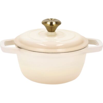 SILVERCREST Gietijzeren pan, Ø16 cm (Beige) SILVERCREST Gietijzeren pan, Ø16 cm (Beige)