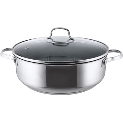 SILVERCREST Rvs braadpan 28 cm (Niet gecoat) SILVERCREST Rvs braadpan 28 cm (Niet gecoat)