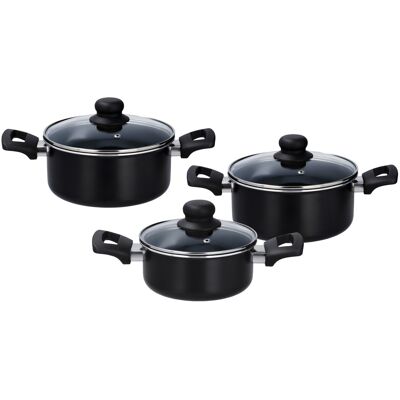 SILVERCREST Aluminium pannenset, 3-delig SILVERCREST Aluminium pannenset, 3-delig