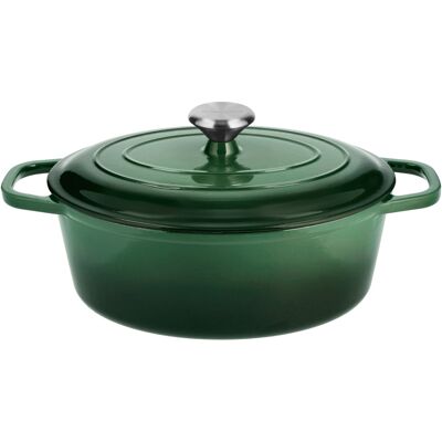 SILVERCREST Gietijzeren braadpan, Ø29 cm (Groen) SILVERCREST Gietijzeren braadpan, Ø29 cm (Groen)