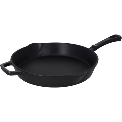SILVERCREST Gietijzeren pan, Ø30 cm (zwart) SILVERCREST Gietijzeren pan, Ø30 cm (zwart)