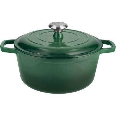 SILVERCREST Gietijzeren pan, Ø26 cm (Groen) SILVERCREST Gietijzeren pan, Ø26 cm (Groen)