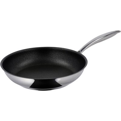 SILVERCREST Rvs koekenpan 24 cm (Gecoat) SILVERCREST Rvs koekenpan 24 cm (Gecoat)