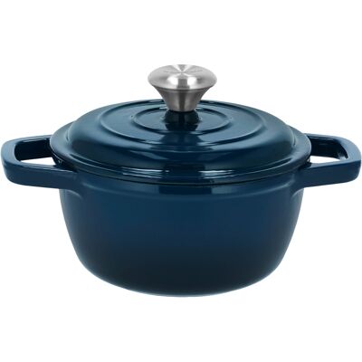 SILVERCREST Gietijzeren pan, Ø16 cm (Donkerblauw) SILVERCREST Gietijzeren pan, Ø16 cm (Donkerblauw)