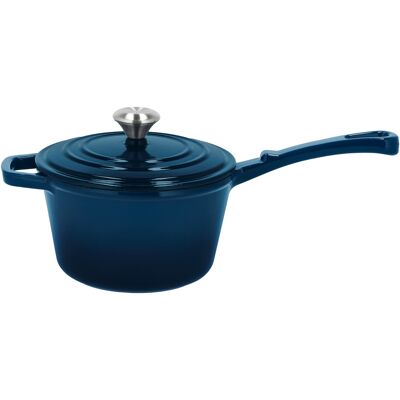SILVERCREST Gietijzeren steelpan, Ø18 cm (Blauw) SILVERCREST Gietijzeren steelpan, Ø18 cm (Blauw)