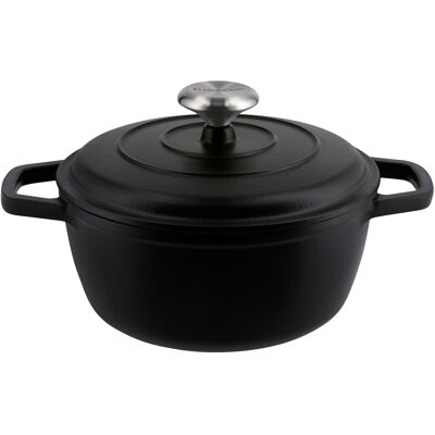 SILVERCREST Gietijzeren pan, Ø21 cm (Zwart) SILVERCREST Gietijzeren pan, Ø21 cm (Zwart)
